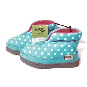 **SOLD** Western Chief Toddler Polka Dot Slipper Boots